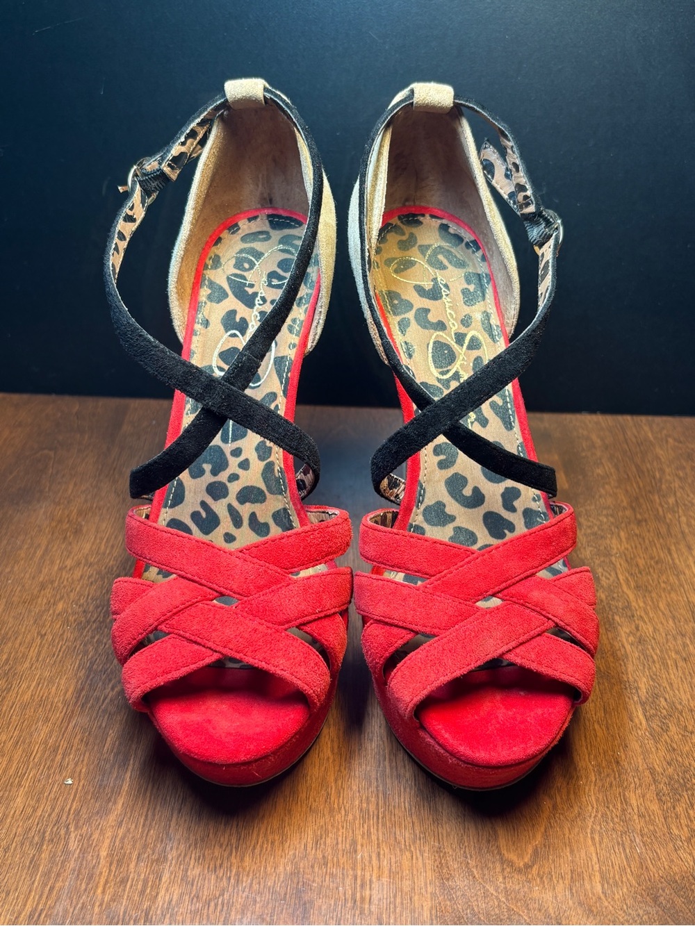 Jessica Simpson Eclair Suede Platform Stiletto Heels - Size 8.5